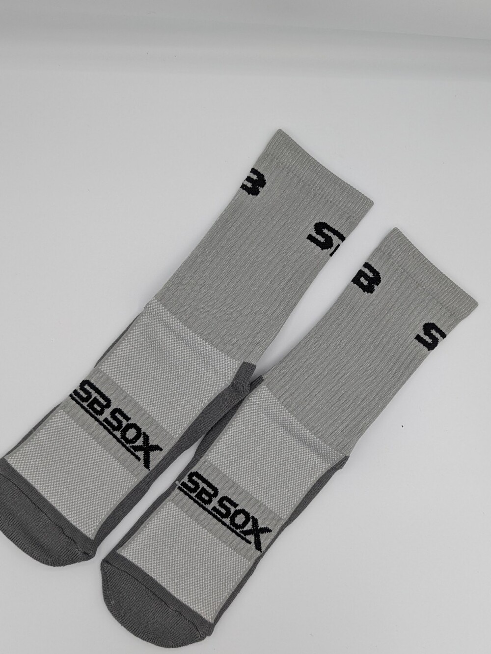 2-Pair Pack SB SOX Grip Socks - White New